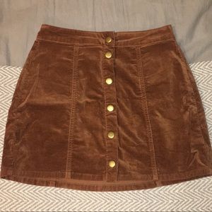 Brandy melville corduroy skirt